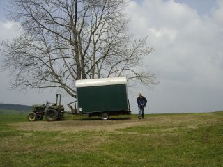 der Bauwagen auf dem Kbele