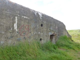 Der Bunker von hinten