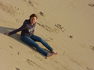 Anneke im Sand