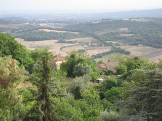 Aussicht ber Landschaft