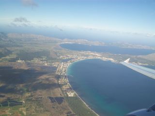 Mallorca aus dem Flieger