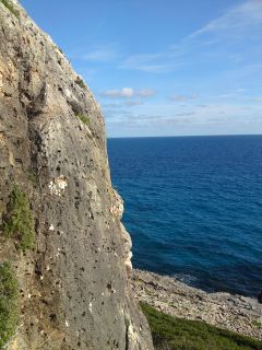 Die Klippen am Meer