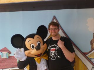 Christian mit Mickey