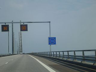 EU-Schild aud er Brcke