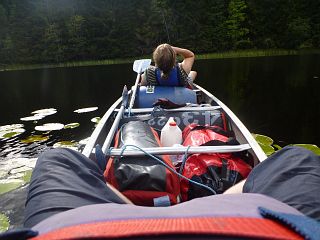 Chillen auf dem Boot