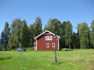 Blick aufs Haus